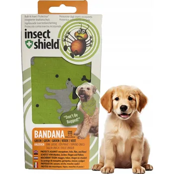 Šátek Bandana / šátek Insect Shield zelený, univerzální velikost