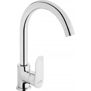 Vodovodní baterie Kuchyňská stojánková baterie Invena Esla stříbrná