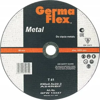 Vrták Tarcza do metalu 180/2.5mm PREMIUM GERMAFLEX robustní a přesný