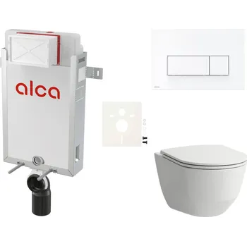 Laufen Cenově zvýhodněný závěsný WC set Alca k zazdění + WC SIKOAL7