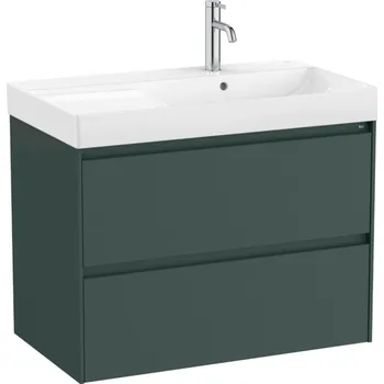 Šatní skříň Roca Koupelnová skříňka s umyvadlem ONA 80x64,5x46 cm zelená mat ONA802ZZMP