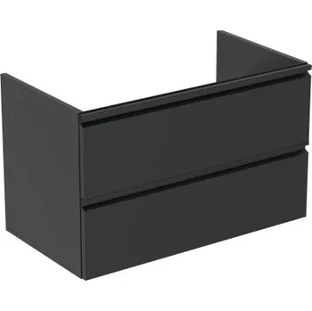 Nábytek Ideal-standard IDEAL STANDARD TESI skříňka pod umyvadlo 80x44x49 cm, 2 zásuvky, hedvábná černá