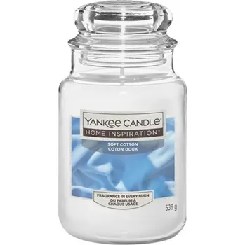 Svíčka Vonná svíčka Yankee Candle Soft Cotton 538 g