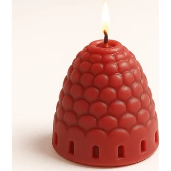 Svíčka Vonná svíčka Šiška | 95 g | Svíčkománie3D | Barva: Červená