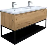 Swiss aqua technologies Koupelnová skříňka s umyvadlem SAT B-Way dub mat BWAY120OAKU