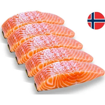 Maso a ryba Losos obecný 2 porce s kůží, bez kostí 750g | BOXXI