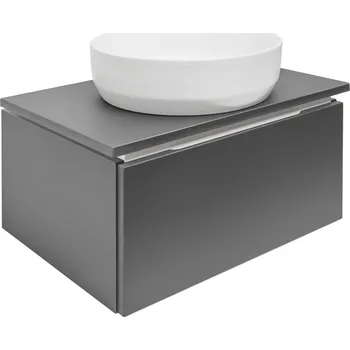 Nábytek Swiss aqua technologies Koupelnová skříňka s krycí deskou SAT Feel 60x30x46 cm antracit mat SATFEEL60ANTD