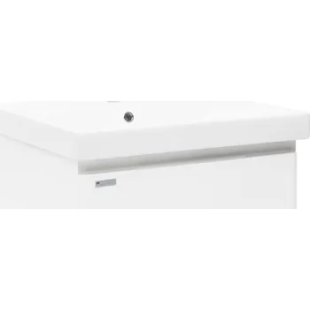 Šatní skříň Naturel Koupelnová skříňka s umyvadlem Ancona 60x46 cm bílá lesk ANCONA260BLU