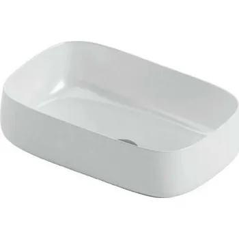 Umyvadlo Artceram COGNAC QUADRO umyvadlo na desku 55 cm, bez přepadu, Saniglaze