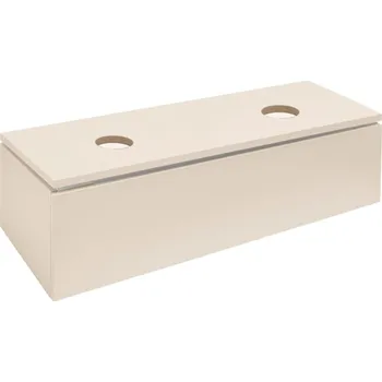 Ložnice Swiss aqua technologies Koupelnová skříňka s krycí deskou SAT Feel 120x30x46 cm pískově béžová mat SATFEEL120BED