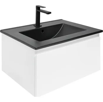 Ložnice Swiss aqua technologies Koupelnová skříňka s umyvadlem SAT B-WAY 59x30x45 cm bílá lesk BWAY60WU4BB