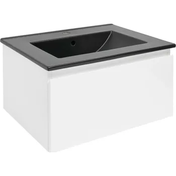 Šatní skříň Swiss aqua technologies Koupelnová skříňka s umyvadlem SAT B-WAY 59x30x45 cm bílá lesk BWAY60WU4B