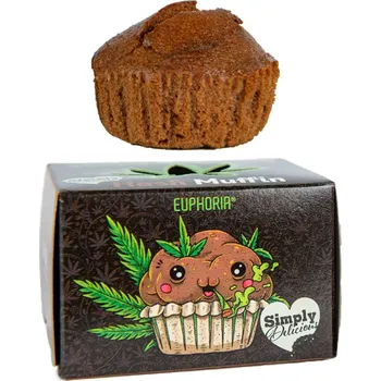 Cukrovinka Euphoria Konopný Muffin s Kakaem Mary & Juana 60g