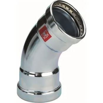 Instalatérský materiál Viega PRESTABO 1126XL oblouk 45°, 64mm, lisovací, topení, uhlíková ocel