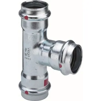 Stavebniny Viega PRESTABO 1118 T-kus 42mm, lisovací, topení, uhlíková ocel