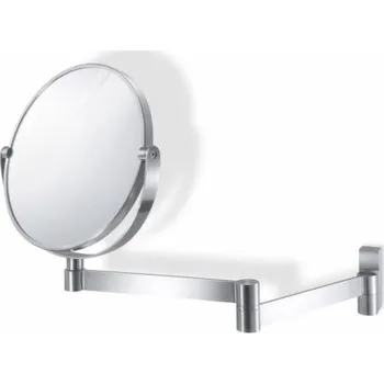 Zrcadlo Zack LINEA kosmetické zrcátko 430mm, nástěnné, otočné, nerez mat