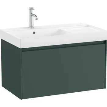 Šatní skříň Roca Koupelnová skříňka s umyvadlem ONA 80x50,5x46 cm zelená mat ONA801ZZML