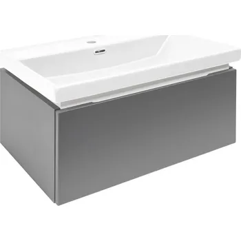 Ložnice Swiss aqua technologies Koupelnová skříňka s umyvadlem SAT Feel 60x30x44,8 cm antracit mat SATFEEL60ANTU4