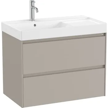 Šatní skříň Roca Koupelnová skříňka s umyvadlem Ona 80x64,5x46 cm písková mat ONA802ZPML