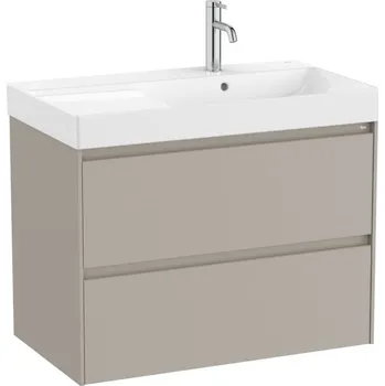 Šatní skříň Roca Koupelnová skříňka s umyvadlem Ona 80x64,5x46 cm písková mat ONA802ZPMP
