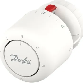 Hlavice pro radiátor Danfoss AERO SENSORS termostatická hlavice RA, s vestavěným čidlem a protimrazovou ochranou, bílá
