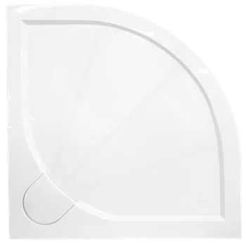 Sprchová vanička Swiss aqua technologies Sprchová vanička čtvrtkruhová SAT 80x80 cm litý mramor SIKOLIMCC80S