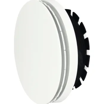 Krbová kamna Zehnder COMFOVALVE LUNA S125 talířový ventil DN125 pro přívod vzduchu, plast, RAL 9003