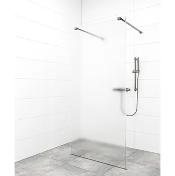 Swiss aqua technologies Sprchová zástěna Walk-in 140 cm SAT v barvě profilu Gun metal SATBWI140MSZAVGM