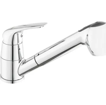 Vodovodní baterie S-line pro Dřezová baterie s vytahovací sprškou, 2 proudy chrom SIKOBSLPRO283