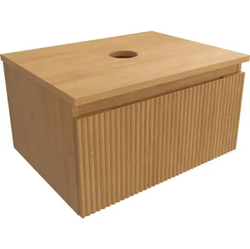 Šatní skříň Swiss aqua technologies Koupelnová skříňka s krycí deskou SAT Evolution 58x30x44,5 cm dub medový mat SATEVO60DMD