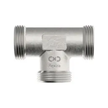 Fitinka Flexira XCONNECT SYSTEM T T-kus DN16 3xG3/4", nerez