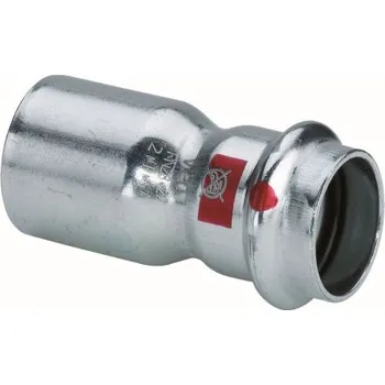 Viega PRESTABO 1115.1 redukční kus 54x42mm, lisovací, topení, uhlíková ocel