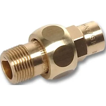 rozdělovač topení Ostatní Šroubení 4341G 18x3/4", kónicky těsnící s koncem na vnitřní pájení a s vnějším závitem, bronz