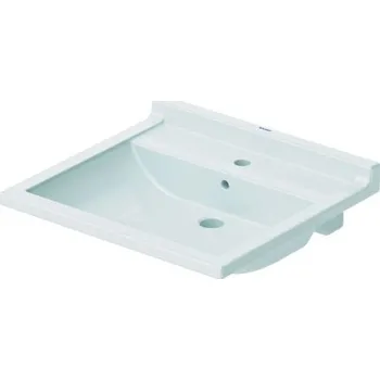 Umyvadlo Duravit STARCK 3 bezbariérové umyvadlo 60 cm, s otvorem pro baterii a přepadem