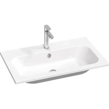 Umyvadlo Ravak Chrome umyvadlo 80x49 cm obdélníkový nábytkový bílá XJG01180001