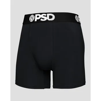Boxerky PSD Solids Black Men Underwear (Mid) Velikost: XL