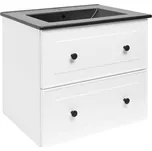 Naturel Koupelnová skříňka s umyvadlem Forli 60x53x46 cm bílá lesk FORLI60BIUC