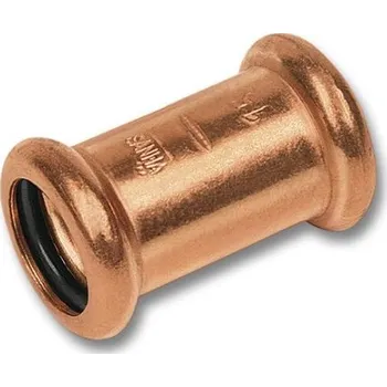 rozdělovač topení Sanha PRESS 6270 nátrubek 76,1mm, se zarážkou, s konci na vnitřní lisování, voda, měď