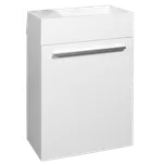 Naturel Koupelnová skříňka s umyvadlem Verona 46x26 cm bílá VERONA46WH