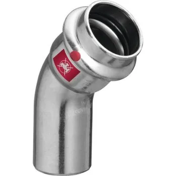 Stavebniny Viega PRESTABO 1126.1 oblouk 45°, 54mm, lisovací, topení, uhlíková ocel