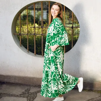 Dámské šaty Šaty Brisa Lunga Verde Velikost: XL