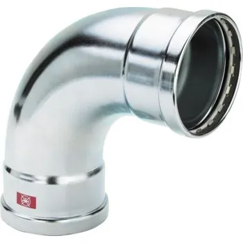 Stavebniny Viega PRESTABO 1116XL oblouk 90°, 76,1mm, lisovací, topení, uhlíková ocel