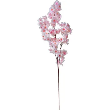 umělá květina Dekorace umělá květina se světle růžovými květy - 20*10*106 cm