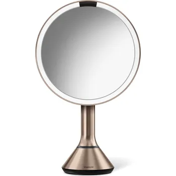 Kosmetické zrcátko Simplehuman Kosmetické zrcátko Dual Touch rose gold nerez ocel SHST3053