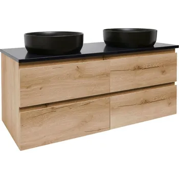 Šatní skříň Swiss aqua technologies Koupelnová skříňka s krycí deskou SAT B-Way 119x50x45 cm dub mat BWAY2120OAKTK