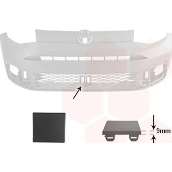 Nárazník Kryt nárazníku VAN WEZEL 5707488