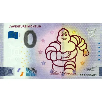 Sběratelství 0 EUR bankovka L’Aventure Michelin 2023-6