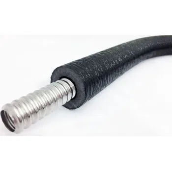 Flexira XCONNECT připojovací hadice DN12, nerezový vlnovec WR16 AISI316L, s izolací 9mm, Nerez/PE