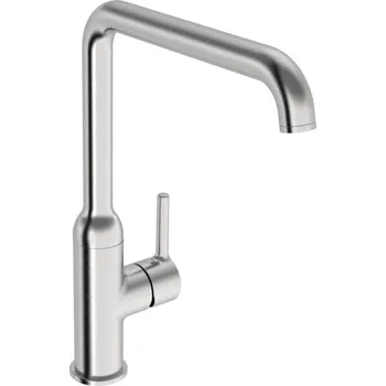 Vodovodní baterie Hansa Dřezová baterie Vantis Style s otočným ramínkem broušená ocel 5420220780