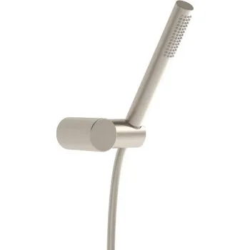 Vitra sprchová souprava 3-dílná, ruční sprcha 200 mm, hadice, držák, kartáčovaný nikl